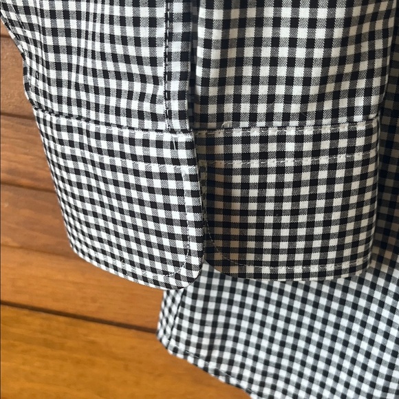 Ralph Lauren Ladies Black and White Checkered Shirt Size PM NWT - Picture 4 of 6
